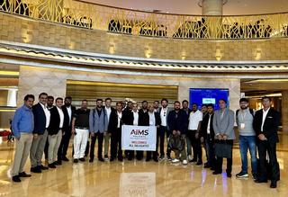 WWTFE delegation welcomed at hotel lobby